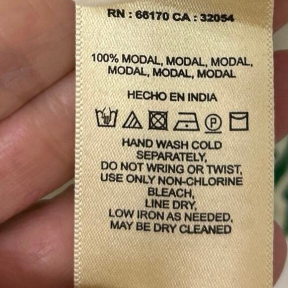 MAEVE Anthropology NWT Verena Tie Front Green & Cream Geometric Print Tank Small - Picture 10 of 10